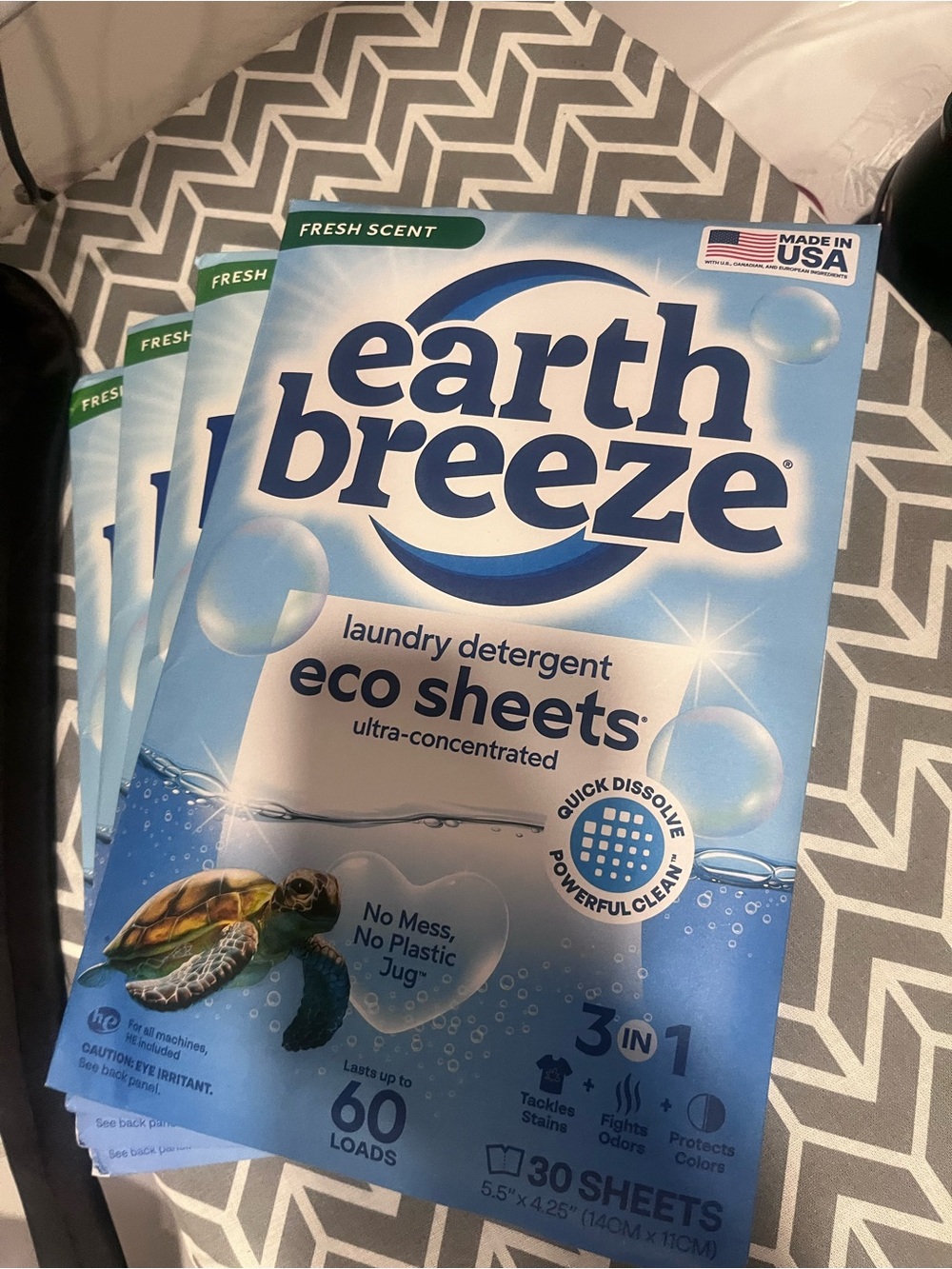 Eco Sheets Laundry Detergent - Fresh Scent (Blue)